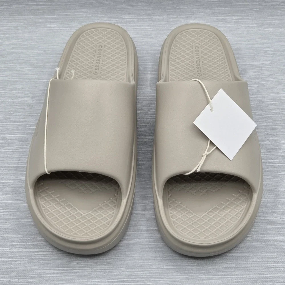 Converse Men's 9 Slides Brown Sandals Comfort Beach Sport Women's 10 A12175C